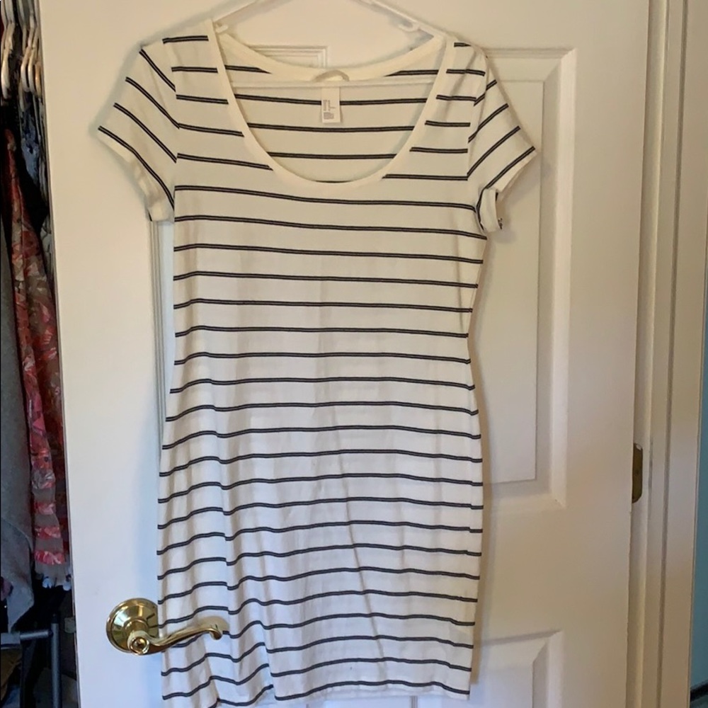 Women’s stripped shirt dress